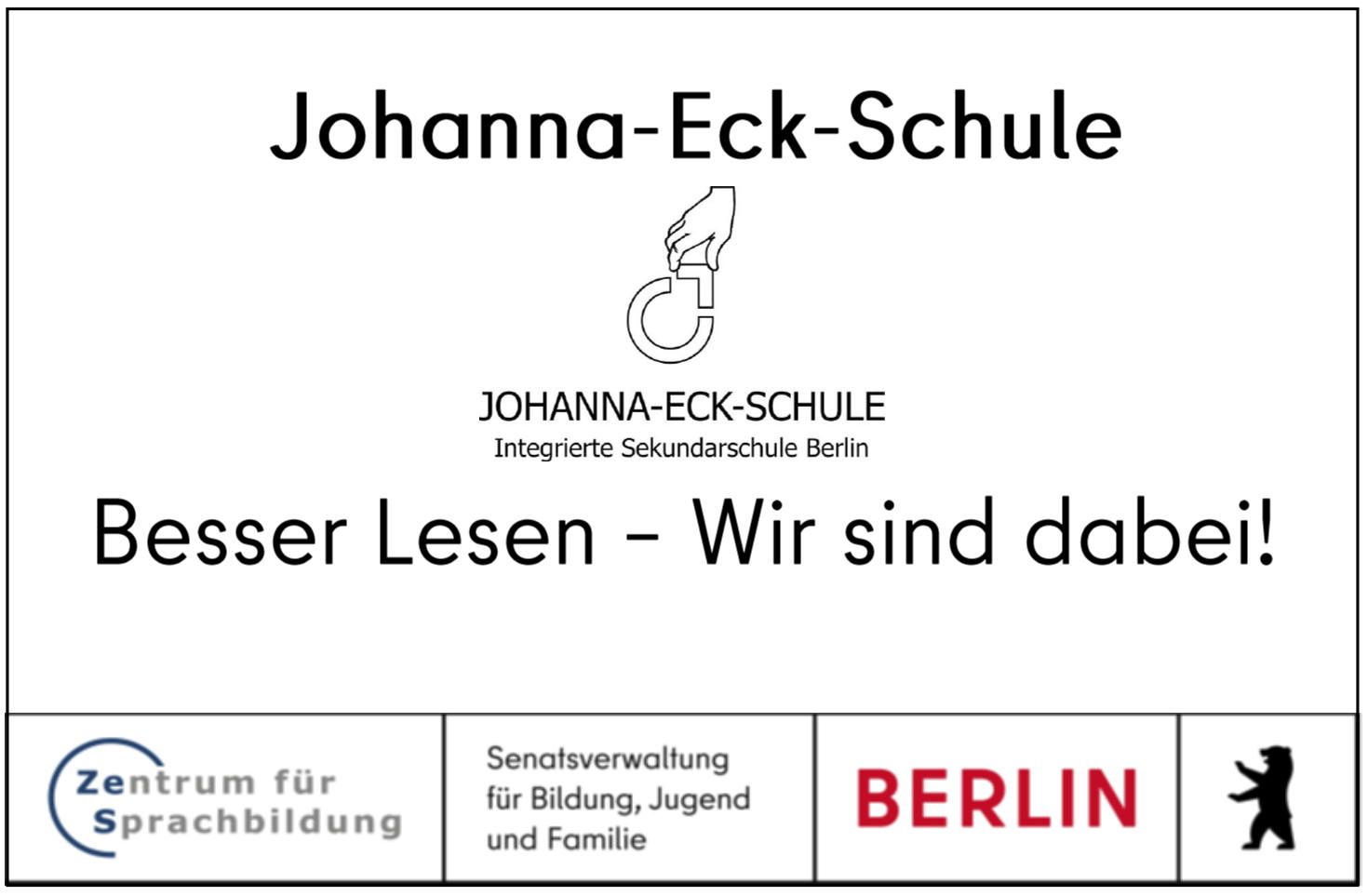 Besser Lesen - Wir sind dabei Logo